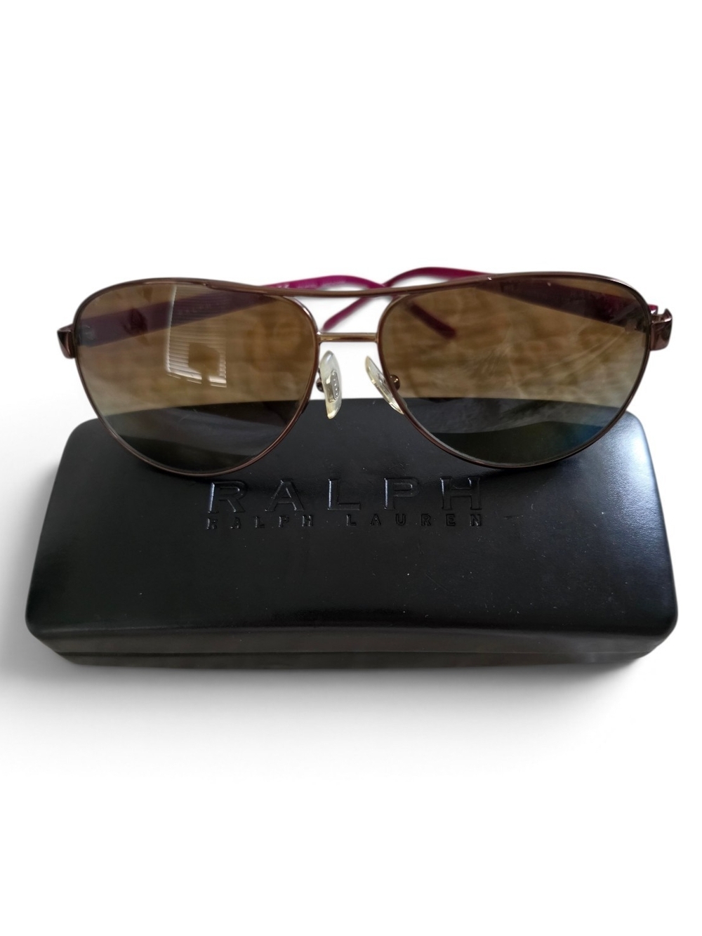 Ralph Lauren Brown Lens Aviator Sunglasses - Men